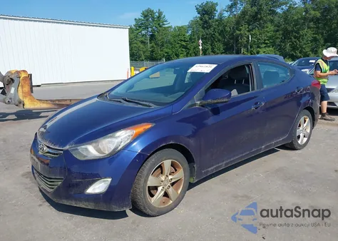 2012 Hyundai Elantra Gls from USA, damaged, VIN 5NPDH4AE0CH064901